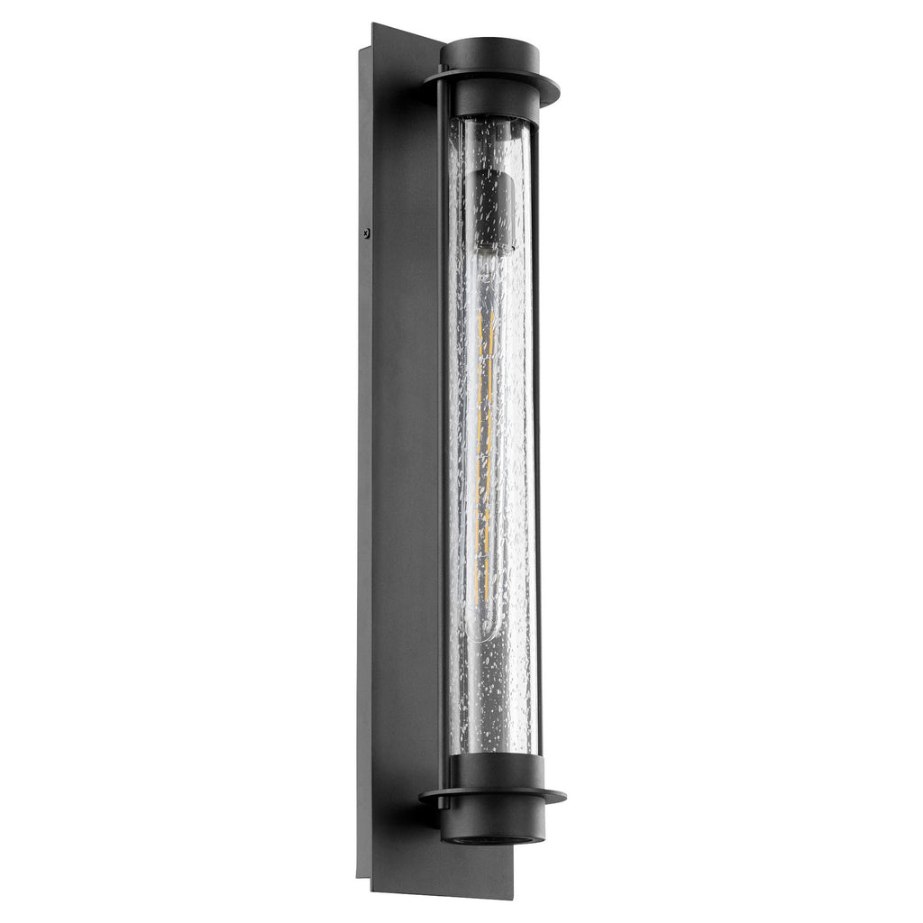 Quorum	708-24-69 Exterior Wall Sconce in Textured Black from the Roope collection